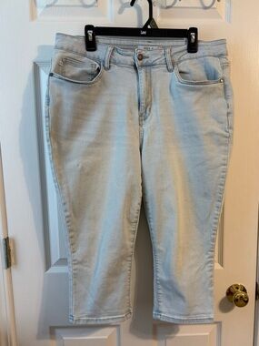 Judy Blue Light Blue Skinny Fit Capris